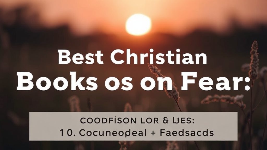 Best Christian Books on Fear: 10 Courageous Reads